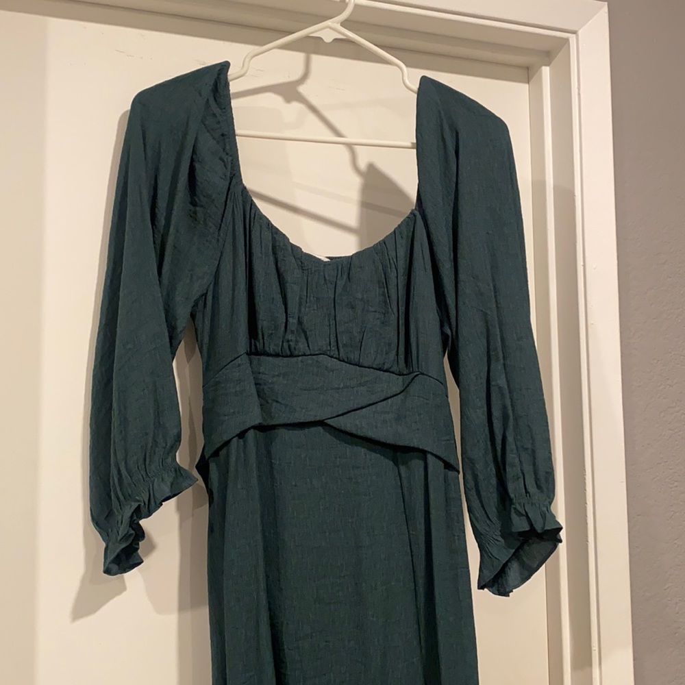 Forest Green Midi Dress